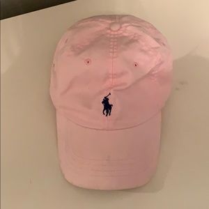 Pink polo hat